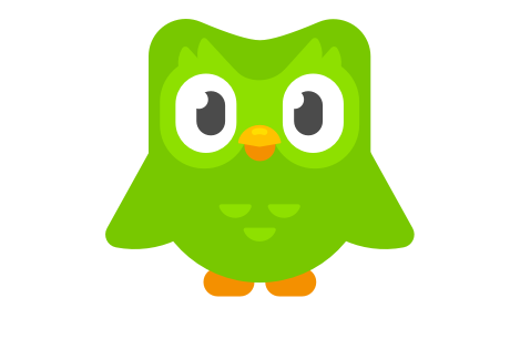Duolingo green bird logo