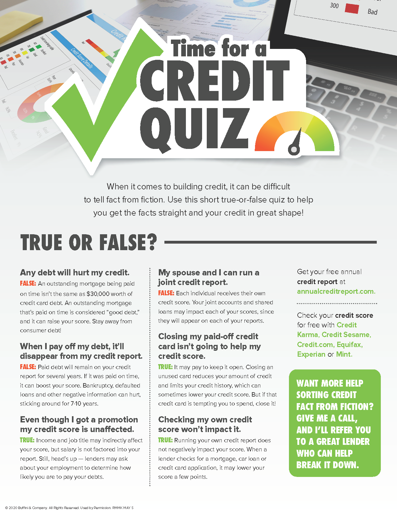 How to build your credit